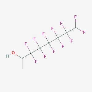 molecular formula C8H6F12O B128616 3,3,4,4,5,5,6,6,7,7,8,8-十二氟-2-辛醇 CAS No. 156122-84-8