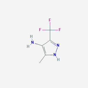 3-Methyl-5-(trifluoromethyl)-1H-pyrazol-4-amine