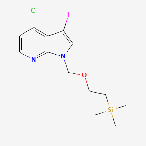 4-chloro-3-iodo-1-((2-(trimethylsilyl)ethoxy)methyl)-1H-pyrrolo[2,3-b]pyridine