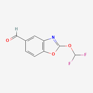 2-(Difluoromethoxy)benzo[d]oxazole-5-carboxaldehyde