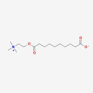 10-Oxo-10-(2-(trimethylammonio)ethoxy)decanoate