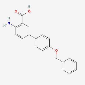 4-Amino-4'-(benzyloxy)[1,1'-biphenyl]-3-carboxylic acid