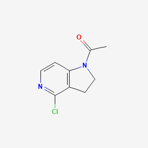 1-(4-Chloro-2,3-dihydro-1H-pyrrolo[3,2-c]pyridin-1-yl)ethanone