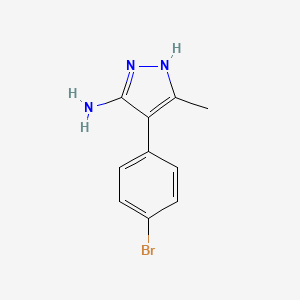 4-(4-Bromophenyl)-3-methyl-1H-pyrazol-5-amine