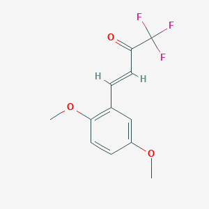 4-(2,5-Dimethoxyphenyl)-1,1,1-trifluorobut-3-EN-2-one