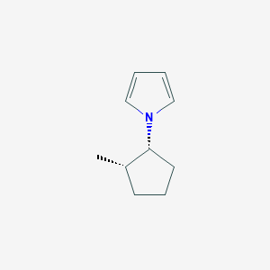 molecular formula C10H15N B12861821 1-((1R,2S)-2-Methylcyclopentyl)-1H-pyrrole 