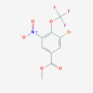 Methyl 3-Bromo-5-nitro-4-(trifluoromethoxy)benzoate