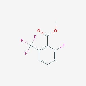 molecular formula C9H6F3IO2 B12861911 Methyl 2-iodo-6-(trifluoromethyl)benzoate 