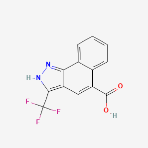 3-(Trifluoromethyl)-1H-benzo[g]indazole-5-carboxylic acid