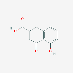 5-Hydroxy-4-oxo-1,2,3,4-tetrahydronaphthalene-2-carboxylic acid