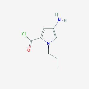 4-Amino-1-propyl-1H-pyrrole-2-carbonyl chloride