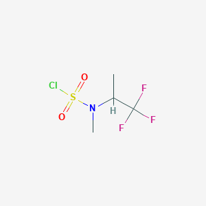 molecular formula C4H7ClF3NO2S B12862044 N-Methyl-1,1,1-Trifluoro-2-propylsulfamoyl chloride 