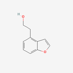 molecular formula C10H10O2 B12862049 2-(Benzofuran-4-yl)ethanol 