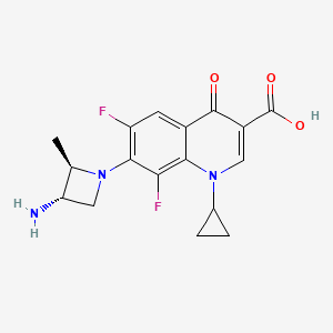 7-((2R,3S)-3-Amino-2-methylazetidin-1-yl)-1-cyclopropyl-6,8-difluoro-4-oxo-1,4-dihydroquinoline-3-carboxylic acid