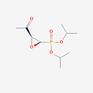 molecular formula C10H19O5P B12862154 DIisopropyl cis-(3-Acetyl-2-oxiranyl)phosphonate 