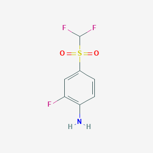 4-(Difluoromethylsulphonyl)-2-fluoroaniline