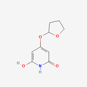 6-Hydroxy-4-((tetrahydrofuran-2-yl)oxy)pyridin-2(1H)-one