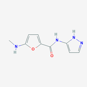 5-(Methylamino)-N-(1H-pyrazol-3-yl)furan-2-carboxamide