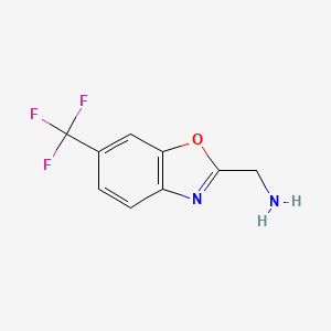 2-(Aminomethyl)-6-(trifluoromethyl)benzo[d]oxazole