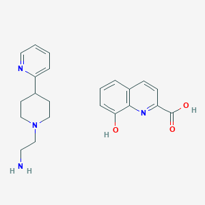 2-(4-(Pyridin-2-yl)piperidin-1-yl)ethanamine 8-hydroxyquinoline-2-carboxylate