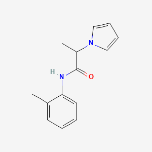 2-(1H-Pyrrol-1-yl)-N-(o-tolyl)propanamide