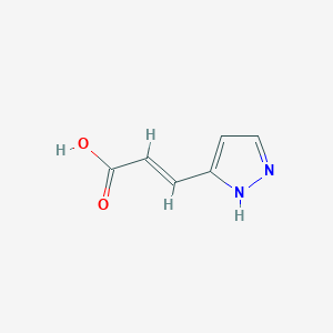 2-Propenoic acid, 3-(1H-pyrazol-3-yl)-