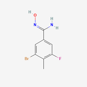 3-Bromo-5-fluoro-N-hydroxy-4-methylbenzimidamide