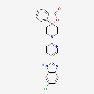 1'-(5-(5-chloro-1H-benzo[d]imidazol-2-yl)pyridin-2-yl)-3H-spiro[isobenzofuran-1,4'-piperidin]-3-one