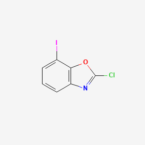 molecular formula C7H3ClINO B12862266 2-Chloro-7-iodobenzo[d]oxazole 