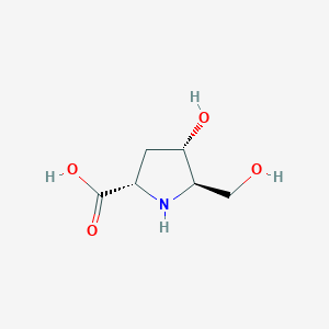 (2S,4S,5R)-4-Hydroxy-5-(hydroxymethyl)pyrrolidine-2-carboxylic acid