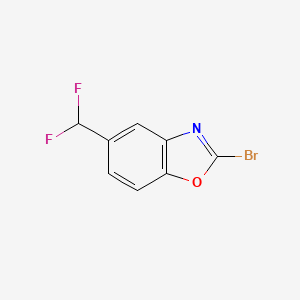 2-Bromo-5-(difluoromethyl)benzo[d]oxazole