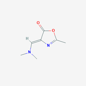 molecular formula C7H10N2O2 B12862393 4-((Dimethylamino)methylene)-2-methyloxazol-5(4H)-one 