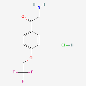 4-(2,2,2-Trifluoroethoxy)phenacylamine hydrochloride