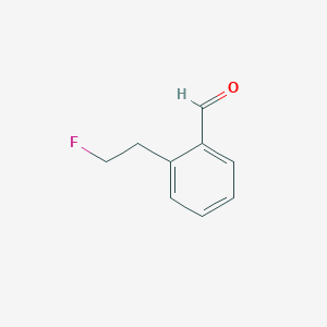 molecular formula C9H9FO B12862532 2-(2-Fluoroethyl)benzaldehyde 