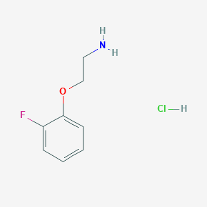 molecular formula C8H11ClFNO B1286261 2-(2-氟苯氧基)乙胺盐酸盐 CAS No. 263410-37-3