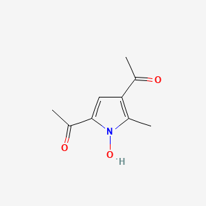 1-(4-Acetyl-1-hydroxy-5-methylpyrrol-2-yl)ethanone