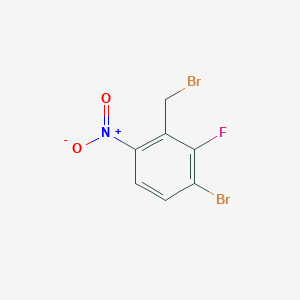 3-Bromo-2-fluoro-6-nitrobenzyl bromide