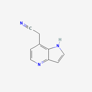 1h-Pyrrolo[3,2-b]pyridine-7-acetonitrile