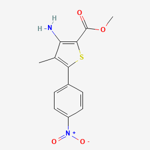 Methyl 3-amino-4-methyl-5-(4-nitrophenyl)thiophene-2-carboxylate