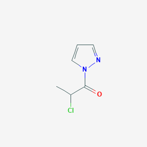 2-Chloro-1-(1H-pyrazol-1-yl)propan-1-one