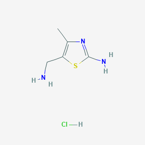 5-(Aminomethyl)-4-methylthiazol-2-amine hydrochloride