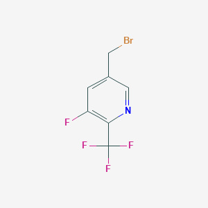 5-(Bromomethyl)-3-fluoro-2-(trifluoromethyl)pyridine