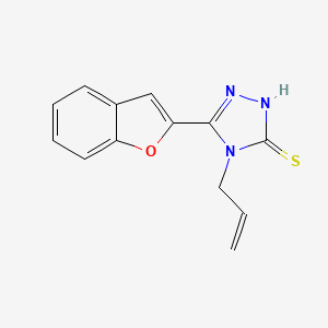 4-Allyl-5-benzofuran-2-yl-4H-[1,2,4]triazole-3-thiol