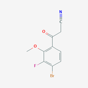 4-Bromo-3-fluoro-2-methoxybenzoylacetonitrile