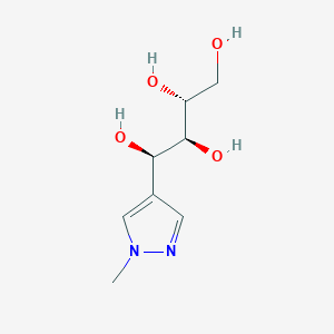 (1R,2S,3R)-1-(1-Methyl-1H-pyrazol-4-yl)butane-1,2,3,4-tetraol