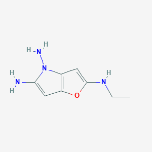 N2-Ethyl-4H-furo[3,2-b]pyrrole-2,4,5-triamine