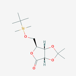 (3aS,6S,6aS)-6-[[tert-butyl(dimethyl)silyl]oxymethyl]-2,2-dimethyl-6,6a-dihydro-3aH-furo[3,4-d][1,3]dioxol-4-one