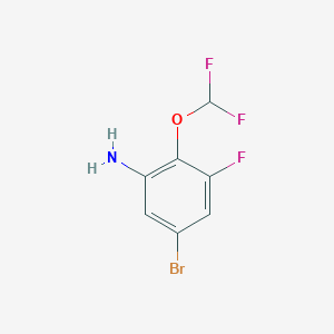 5-Bromo-2-(difluoromethoxy)-3-fluoroaniline