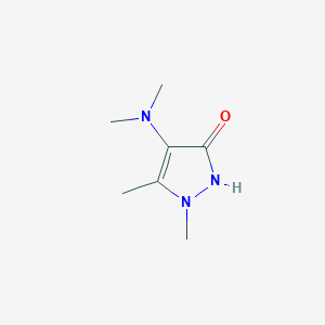 4-(Dimethylamino)-1,5-dimethyl-1H-pyrazol-3(2H)-one