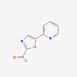 5-Pyridin-2-YL-oxazole-2-carbaldehyde